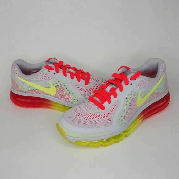 Nike Air Max 2014 Shoes Pure Platinum Running Size Boys 6 - Picture 6 of 11